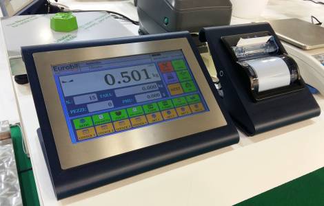 Visore Touch E7 Print in ambiente di lavoro